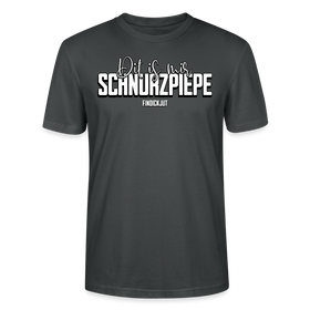 SCHNURZPIEPE-Unisex T-Shirt BIO II - Anthrazit