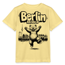 Berlin Souvenir-Kinder T-Shirt Bio-BERLIN ICK LIEBE DIR - Gelb Viva 