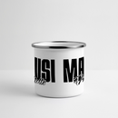 MAUSI UND MOTTE-Panorama Emaille-Tasse - Weiß