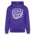 ICK DARF DIT-Unisex Bio-Hoodie mit Berliner Spruch - Purple Love 