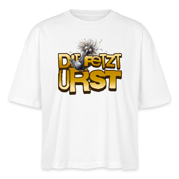DIT FETZT URST - Frauen Boxy Bio-T-Shirt - Weiß