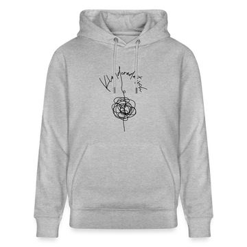 KLADDERADATSCH - Unisex Bio-Hoodie - Grau meliert