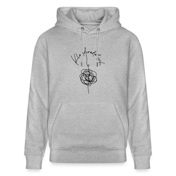 KLADDERADATSCH - Unisex Bio-Hoodie - Grau meliert