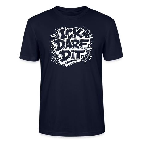 Dit Berlin Shirt-ICK DARF DIT-Unisex T-Shirt - Navy