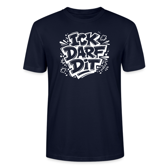 Dit Berlin Shirt-ICK DARF DIT-Unisex T-Shirt - Navy