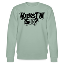 Berlin Unisex Bio-Sweatshirt-KIEKSTN SO? - Helles Graugrün