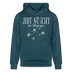 JIBT NÜSCHT - Unisex Bio-Hoodie - Dunkles Petrol