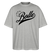 ICK FREU MA WIE BOLLE-Oversized Unisex Bio T-Shirt - Grau meliert