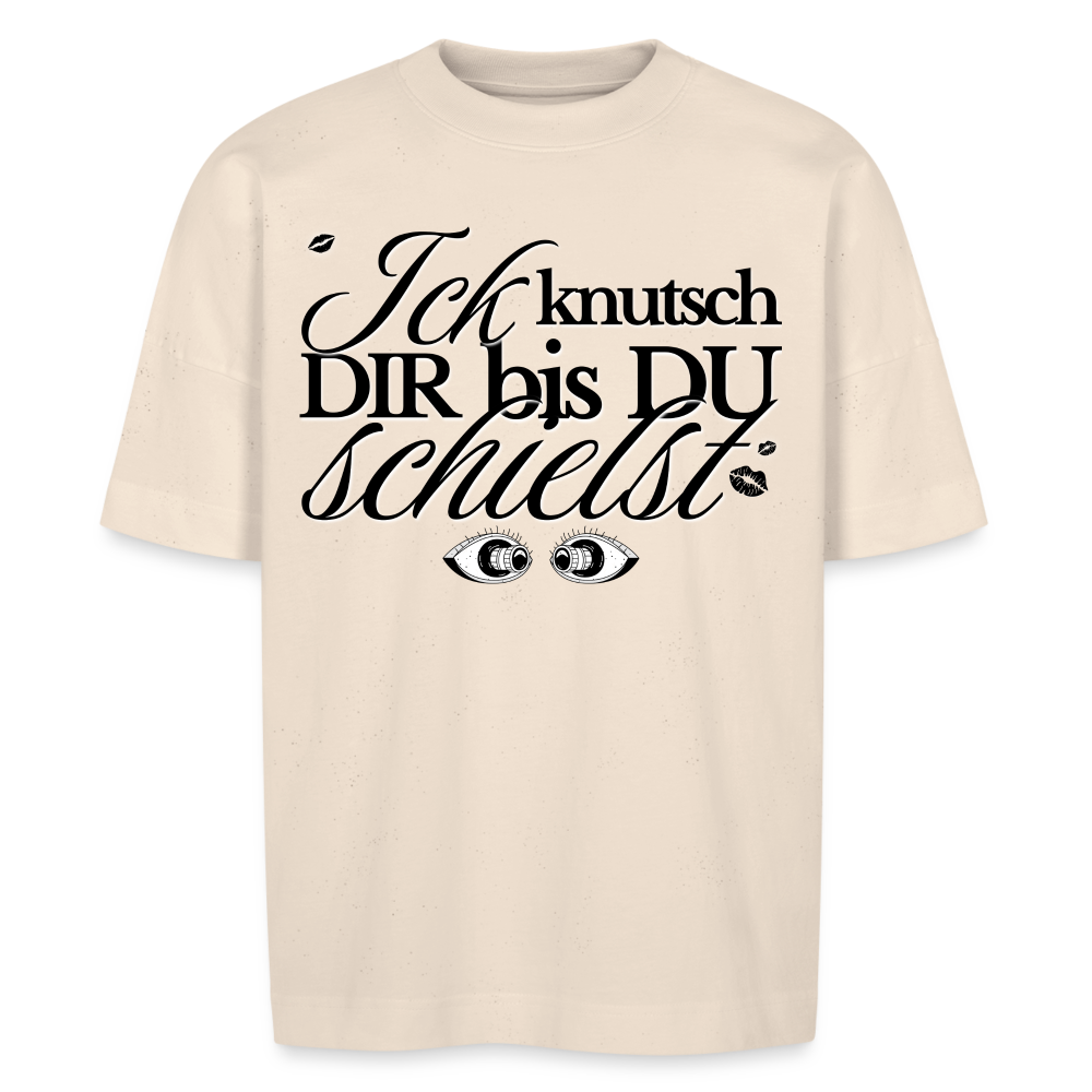 ICK KNUTSCH DIR - Unisex Oversize Bio-T-Shirt BLASTER - Naturweiß