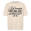 ICK KNUTSCH DIR - Unisex Oversize Bio-T-Shirt BLASTER - Naturweiß