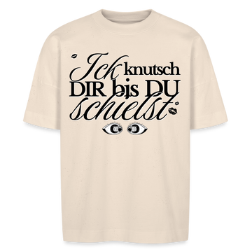 ICK KNUTSCH DIR - Unisex Oversize Bio-T-Shirt BLASTER - Naturweiß