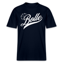 ICK FREU MA WIE BOLLE-Relaxed Fit Unisex Bio-T-Shirt - Navy