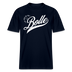 ICK FREU MA WIE BOLLE-Relaxed Fit Unisex Bio-T-Shirt - Navy