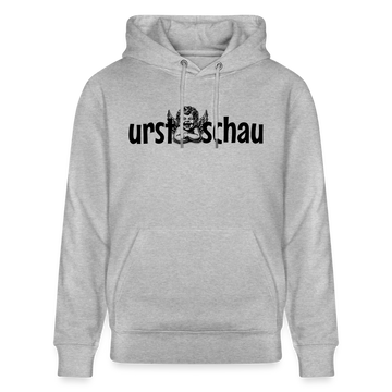 URST SCHAU - Unisex Bio-Hoodie - Grau meliert