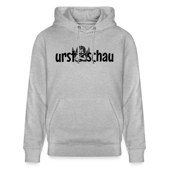 URST SCHAU - Unisex Bio-Hoodie - Grau meliert