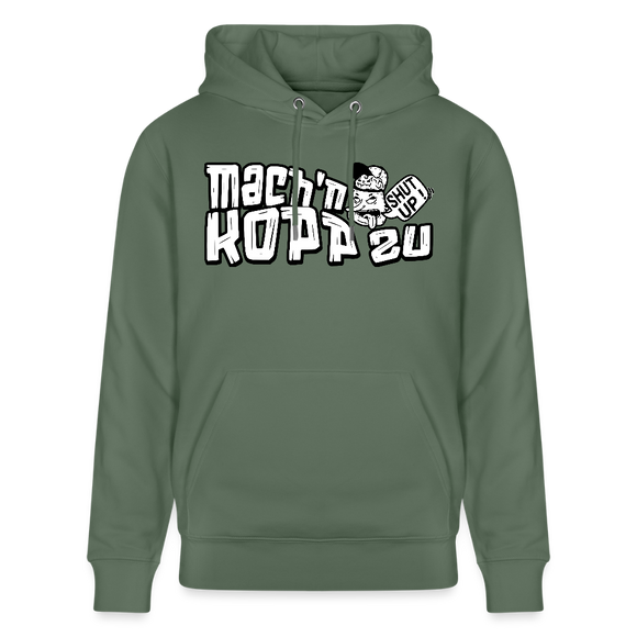 MACH'N KOPP ZU-Unisex Bio-Hoodie II - Tanngrün