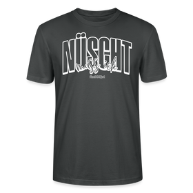 Berlin Shirt mit Schnauze-NÜSCHT MUSS ICK-Unisex T-Shirt Bio - Anthrazit