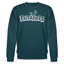 Berliner FLITZPIEPE-Unisex Bio-Sweatshirt 2026 - Dunkles Petrol