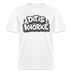 DIT IS KNORKE-RELAXED FIT Unisex Bio T-Shirt - Weiß