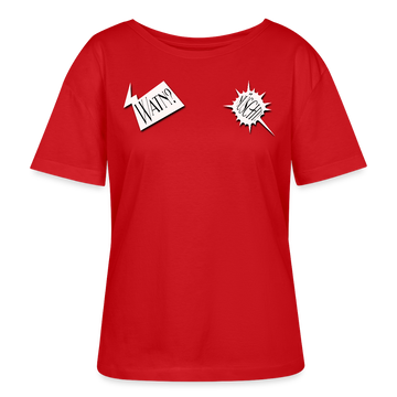 WATN? NÜSCHT!-Rundhals Frauen Bio-T-Shirt - Rot
