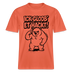 Berlin Shirt-ICK GLOOB ET HACKT-RELAXED FIT Unisex Organic T-Shirt - Hellrot