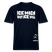 ICK MACH WAT ICK WILL- Relaxed Fit Unisex Bio-T-Shirt - Navy