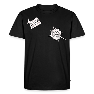 WATN? NÜSCHT!-Männer Premium BIO T-Shirt - Schwarz