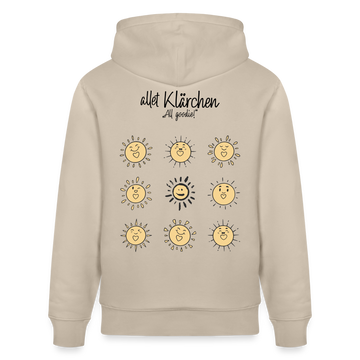 ALLET KLÄRCHEN-Unisex Bio-Hoodie - Beige