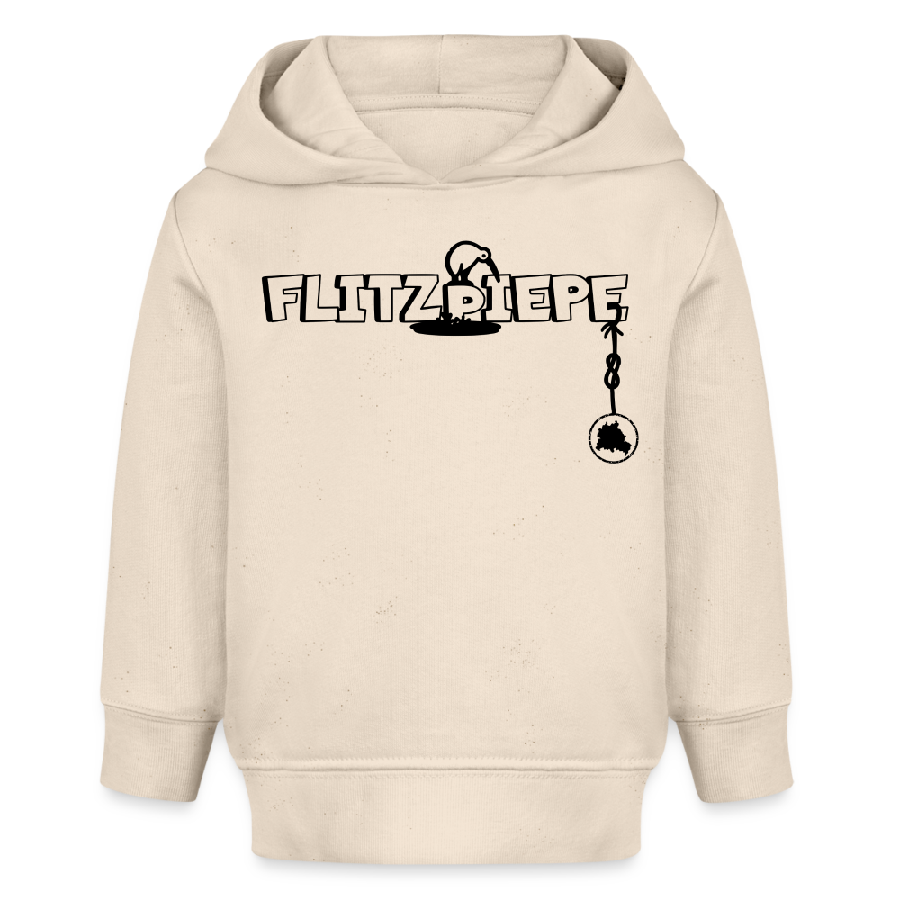 EINE FLITZPIEPE - Bio Hoodie BABY - Naturweiß