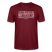 Berliner Spruch-ICK WUNDER MIR-Unisex T-Shirt BIO - Burgunderrot
