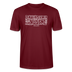 Berliner Spruch-ICK WUNDER MIR-Unisex T-Shirt BIO - Burgunderrot
