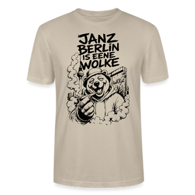 JANZ BERLIN IS EENE WOLKE-Dit Kiffer Shirt-Unisex T-Shirt - Beige