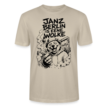 JANZ BERLIN IS EENE WOLKE-Dit Kiffer Shirt-Unisex T-Shirt - Beige