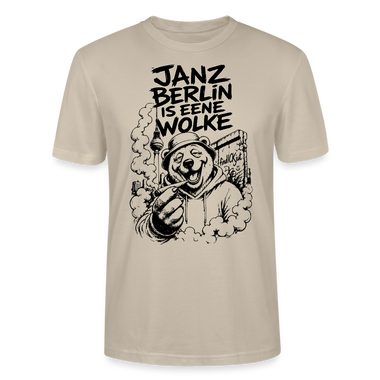 JANZ BERLIN IS EENE WOLKE-Dit Kiffer Shirt-Unisex T-Shirt - Beige