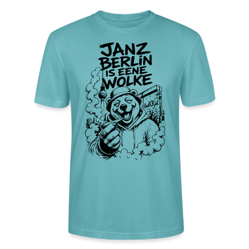 JANZ BERLIN IS EENE WOLKE-Dit Kiffer Shirt-Unisex T-Shirt - Pastelltürkis