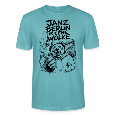 JANZ BERLIN IS EENE WOLKE-Dit Kiffer Shirt-Unisex T-Shirt - Pastelltürkis