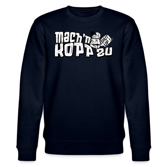MACH'N KOPP ZU-Unisex Bio-Sweatshirt - Navy