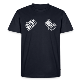 WATN? NÜSCHT!-Männer Premium BIO T-Shirt - Navy