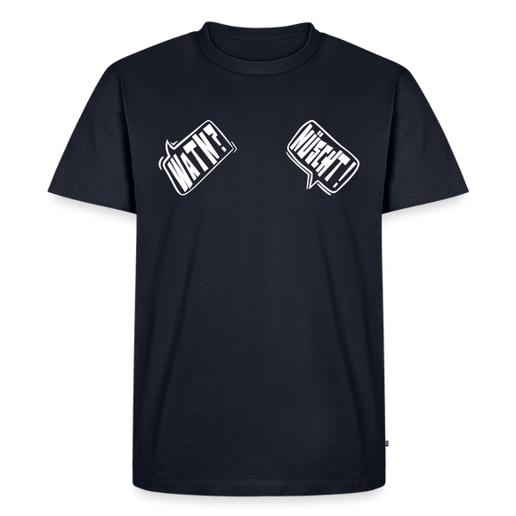 WATN? NÜSCHT!-Männer Premium BIO T-Shirt - Navy