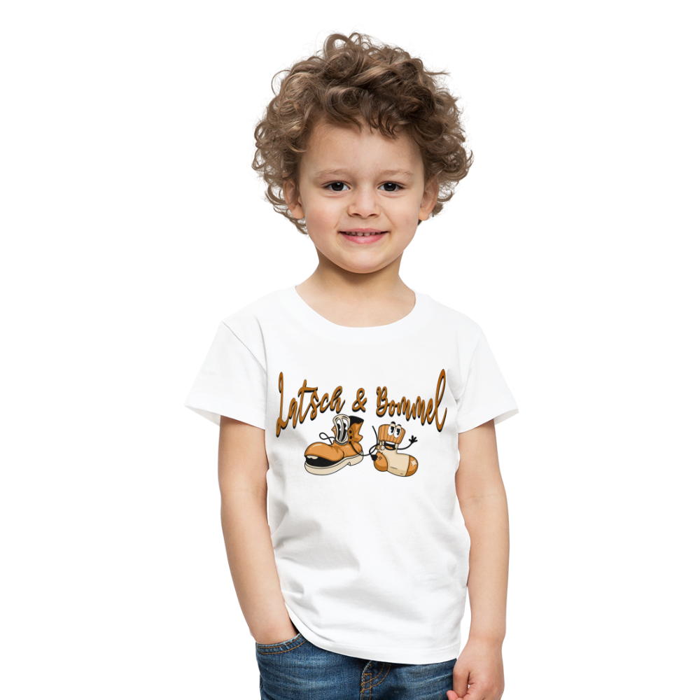 LATSCH UND BOMMEL - Kinder Premium T-Shirt - Weiß