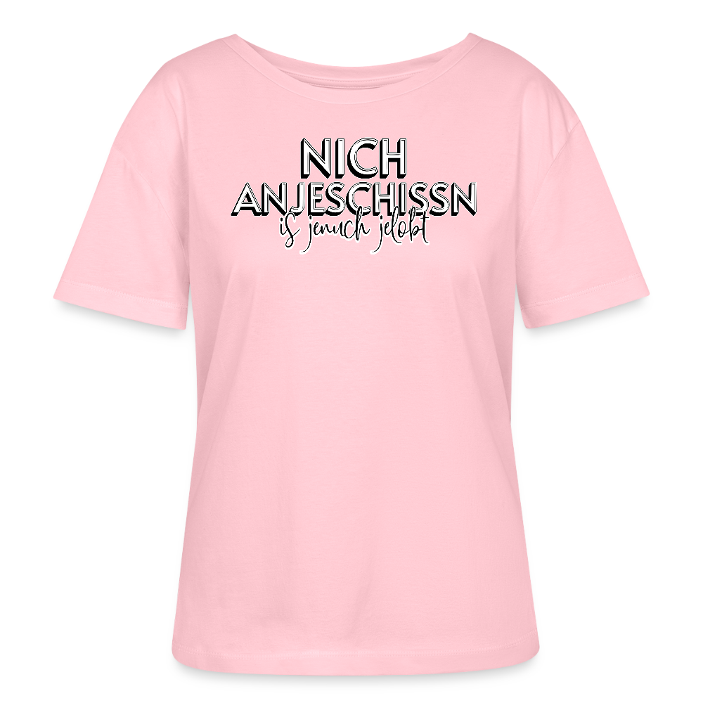 Berliner Effizienz-DIT LOB-Rundhals Frauen Bio-T-Shirt - Hellrosa