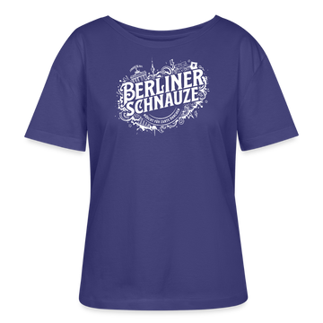 BERLINER SCHNAUZE-Rundhals Frauen Bio-T-Shirt - Dämmerung