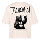 TACHCHEN BERLINER - Frauen Boxy Bio-T-Shirt-back - Naturweiß