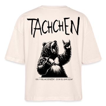 TACHCHEN BERLINER - Frauen Boxy Bio-T-Shirt-back - Naturweiß