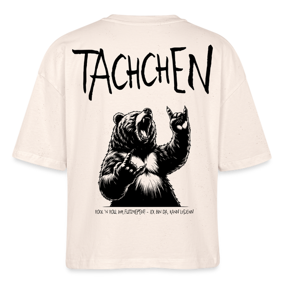 TACHCHEN BERLINER - Frauen Boxy Bio-T-Shirt-back - Naturweiß