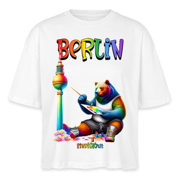 CSD BERLIN- Frauen Boxy Bio-T-Shirt - Weiß