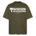 Berliner Begrüssung-TACHCHEN IHR FLITZPIEPEN-Oversized Unisex Bio T-Shirt - Khaki