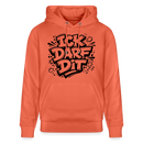 Berliner Spruch-ICK DARF DIT-Unisex Bio-Hoodie - Hellrot