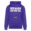 ICK MACH WAT ICK WILL-Unisex Bio-Hoodie - Purple Love 