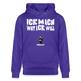 ICK MACH WAT ICK WILL-Unisex Bio-Hoodie - Purple Love 